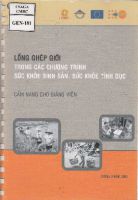 Lồng ghép giới trong các chương trình sức khỏe sinh sản, sức khỏe tình dục (Cẩm nang cho giảng viên)